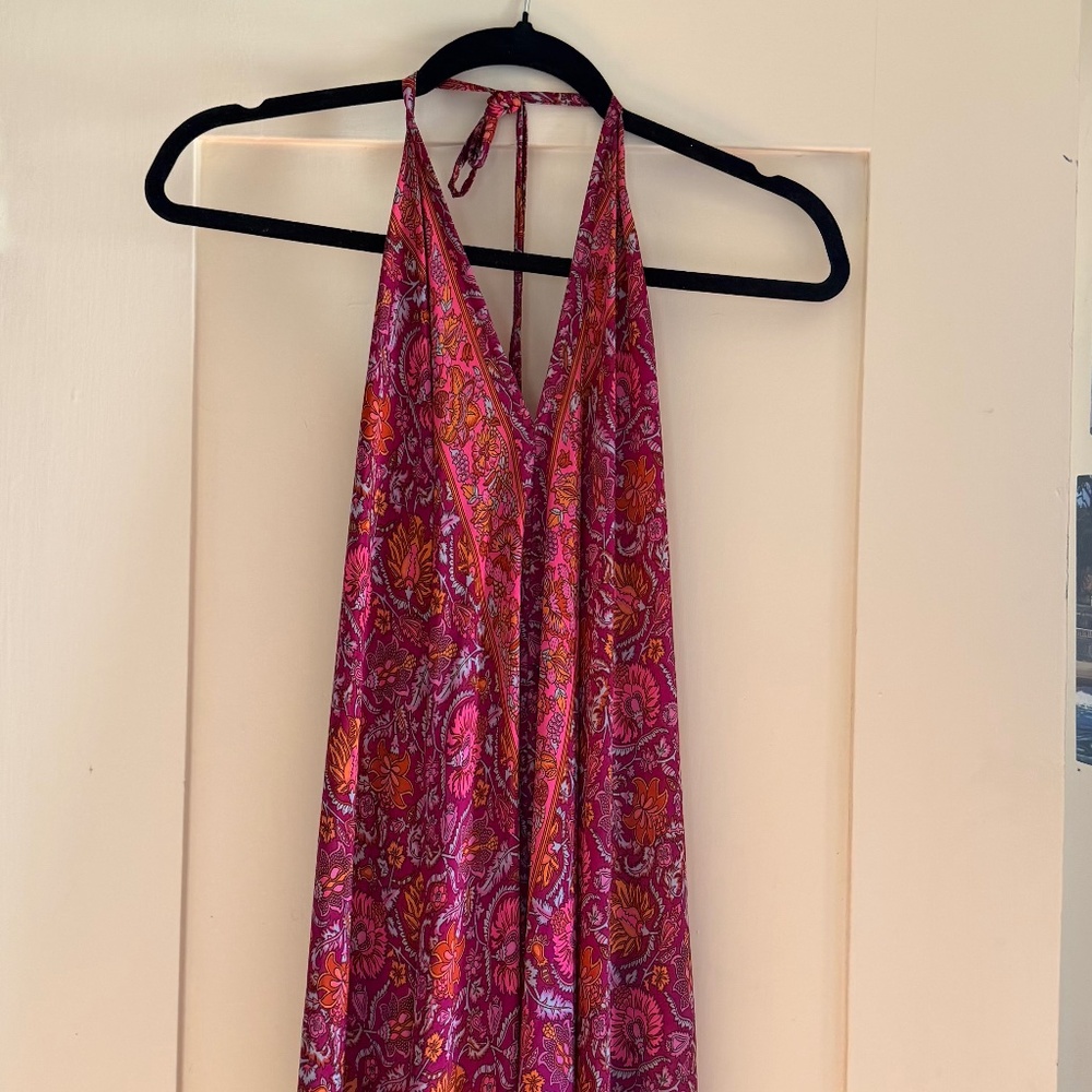 Satin summer dress